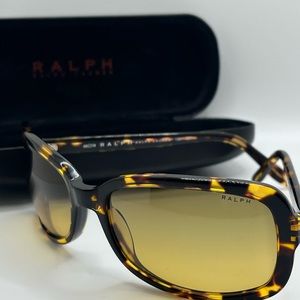 Ralph Lauren Womens Tortoise Shell Sunglasses and Case